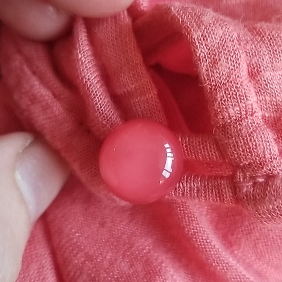 Tracy Reese peach baby doll crop top - Picture 5 of 6